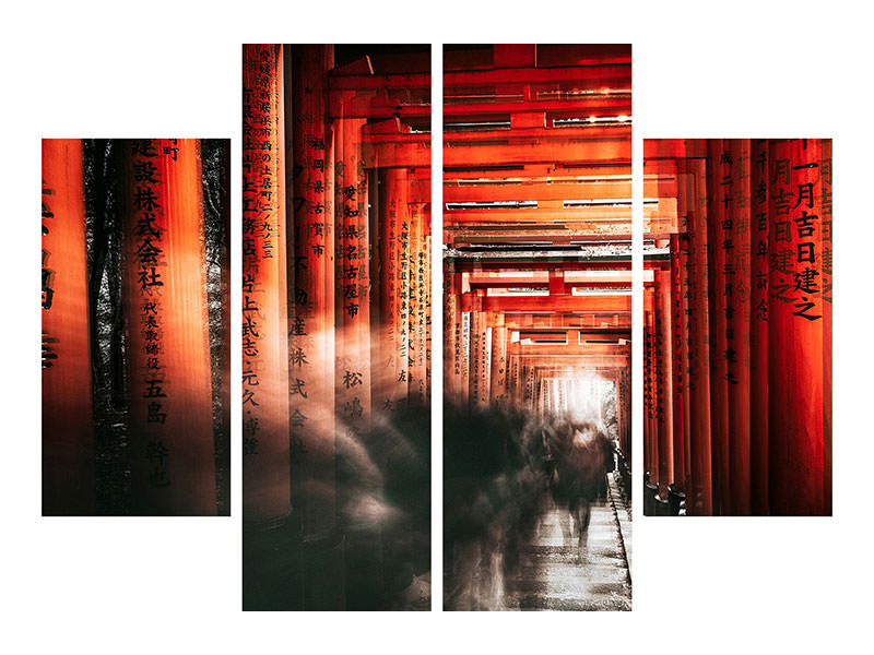 4-piece-canvas-print-fushimi-inari-shrine