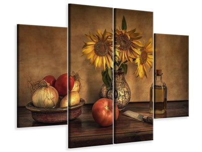 4-piece-canvas-print-girasoles-en-la-cocina