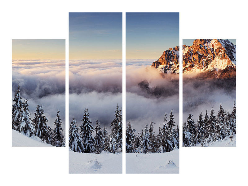 4-piece-canvas-print-golden-peak