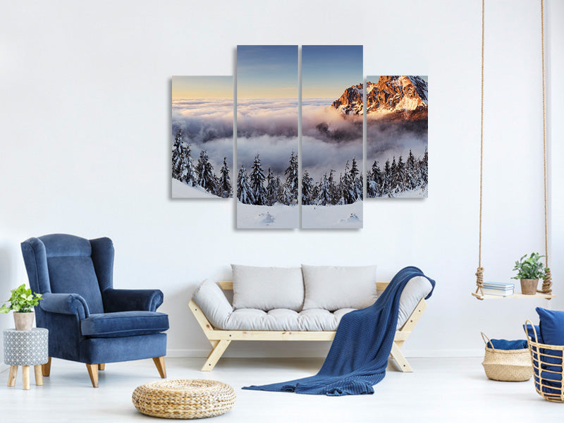 4-piece-canvas-print-golden-peak