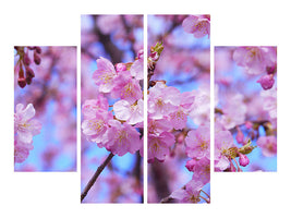 4-piece-canvas-print-gorgeous-cherry-blossom