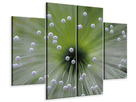 4-piece-canvas-print-green-and-white-ii