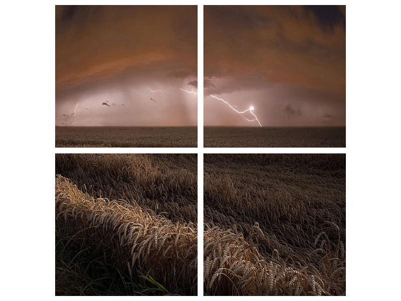 4-piece-canvas-print-harvest-lights