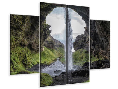 4-piece-canvas-print-hidden-waterfall
