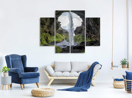 4-piece-canvas-print-hidden-waterfall