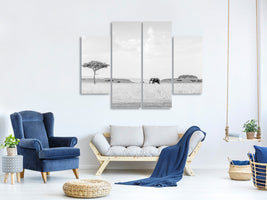 4-piece-canvas-print-high-key-savannah