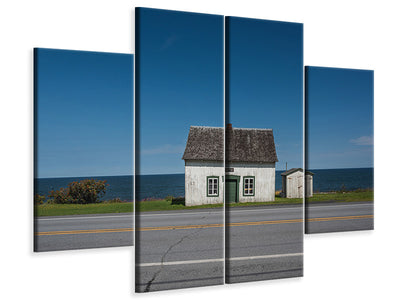4-piece-canvas-print-house-on-the-road