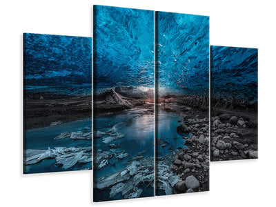 4-piece-canvas-print-ice-cave