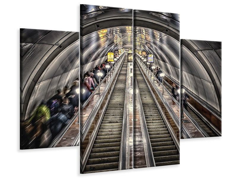 4-piece-canvas-print-in-the-metro