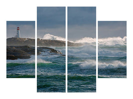 4-piece-canvas-print-in-the-protection-of-a-lighthouse