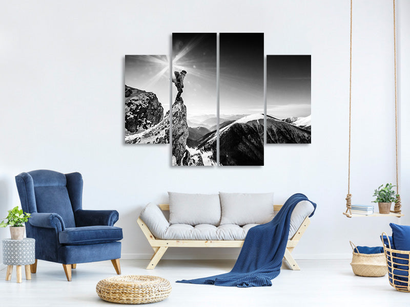 4-piece-canvas-print-life-at-the-top