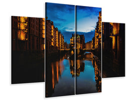 4-piece-canvas-print-lights-from-hamburg