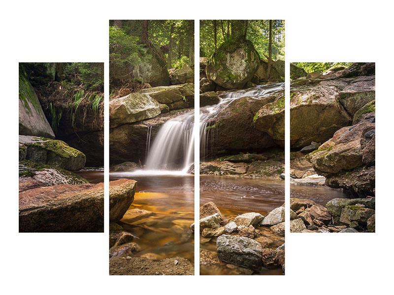 4-piece-canvas-print-little-waterfall