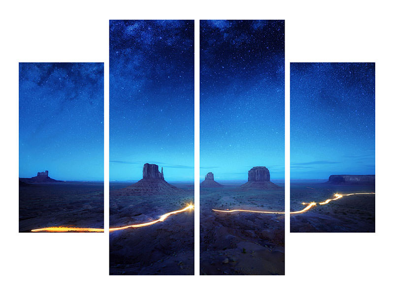 4-piece-canvas-print-magic-monument-valley