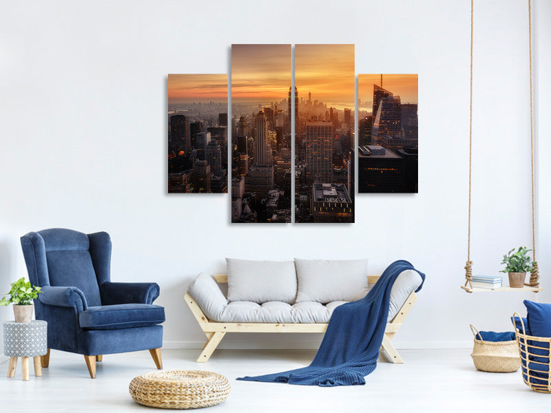 4-piece-canvas-print-manhattan-light