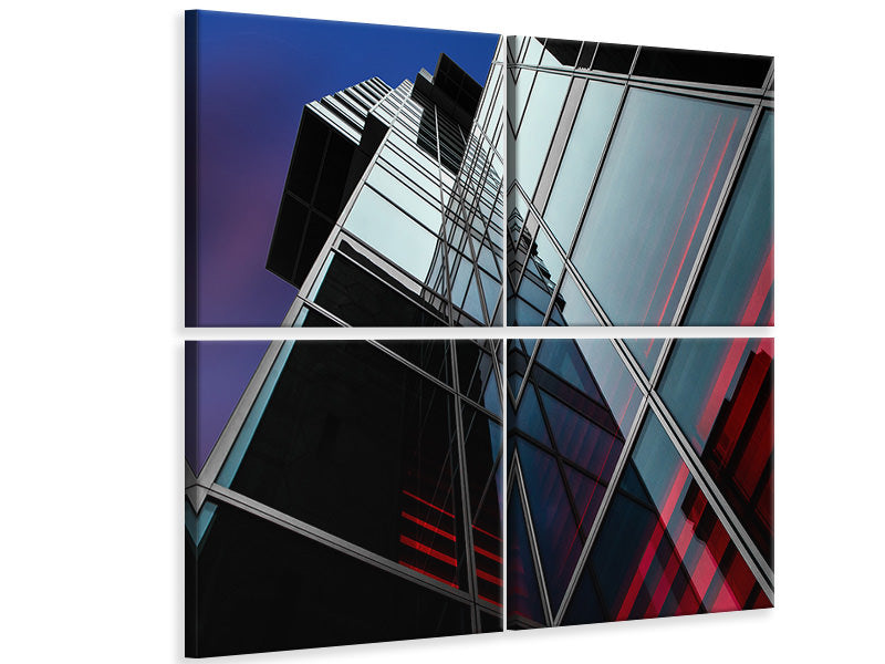 4-piece-canvas-print-mirror-wall