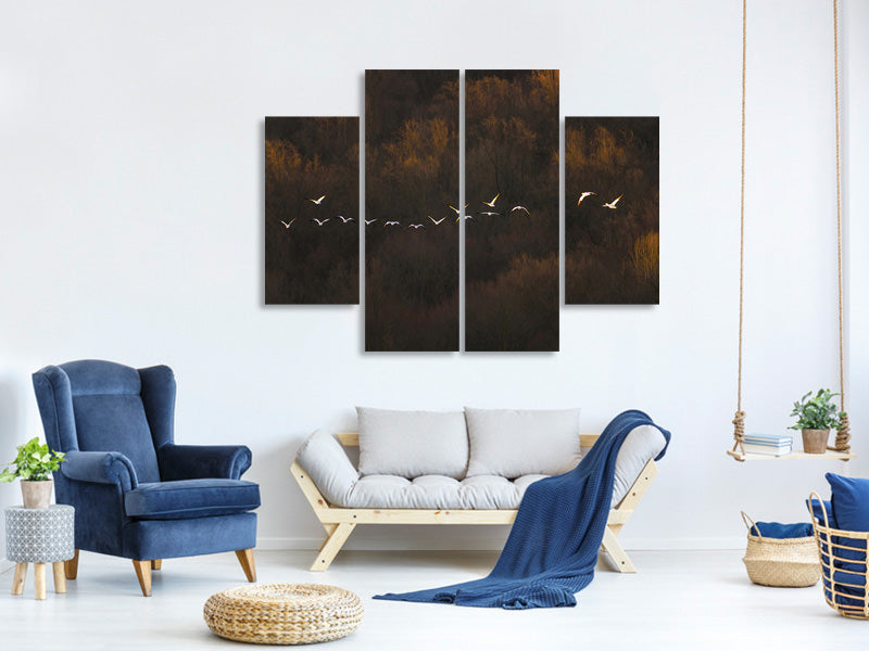 4-piece-canvas-print-morning-mood