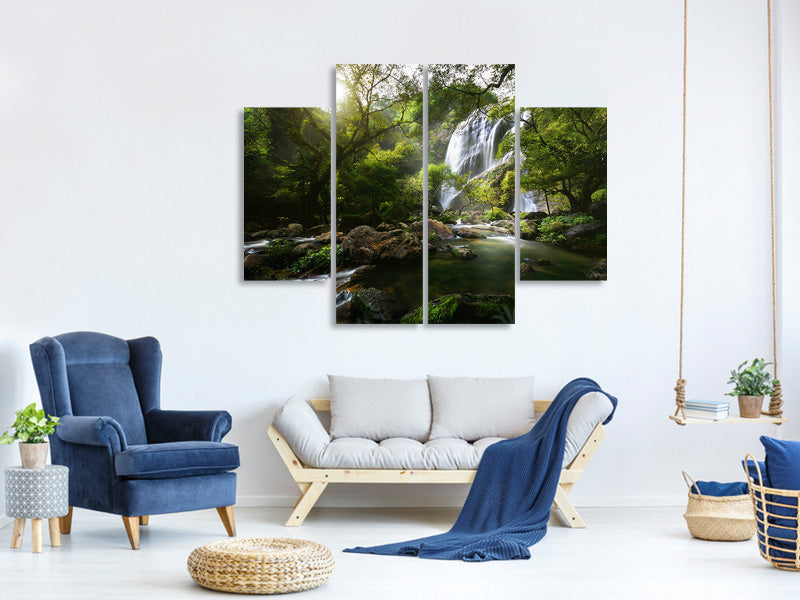 4-piece-canvas-print-mountain-stream