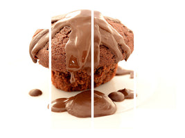 4-piece-canvas-print-muffin-with-chocolate