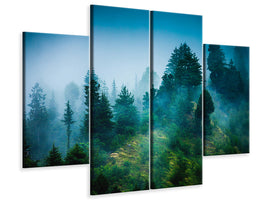 4-piece-canvas-print-mysterious-forest-ii