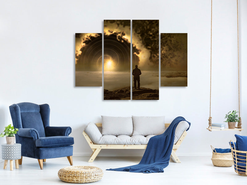 4-piece-canvas-print-mystic-mood-in-solitude