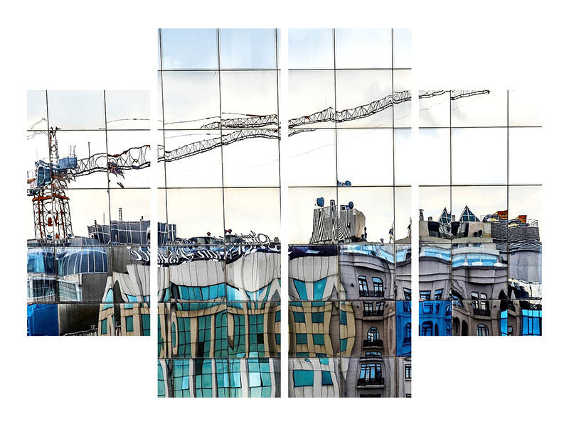 4-piece-canvas-print-new-city-in-old-city