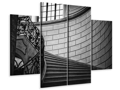 4-piece-canvas-print-noble-stairs