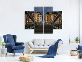 4-piece-canvas-print-on-the-long-bridge