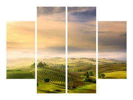 4-piece-canvas-print-podere-belvedere-sunrise