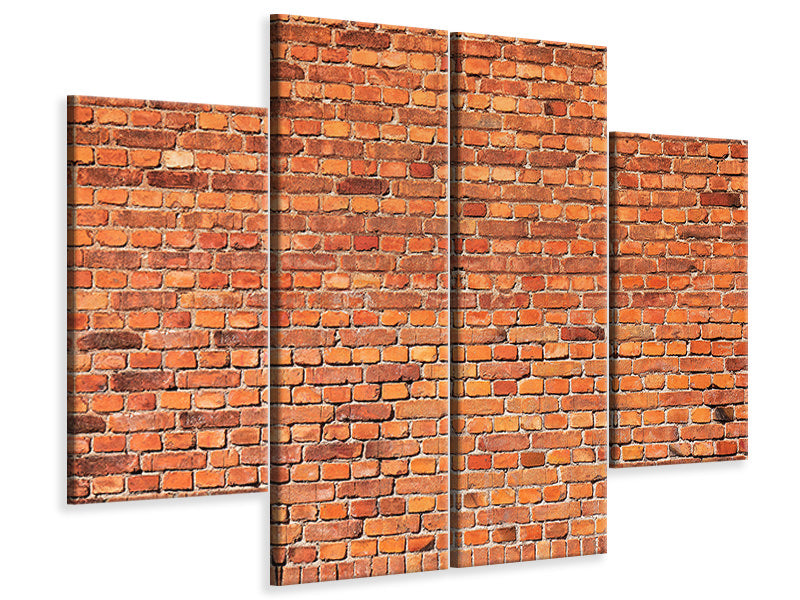 4-piece-canvas-print-red-brick-wall-p