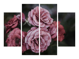 4-piece-canvas-print-romantic-roses