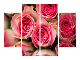 4-piece-canvas-print-rose-love
