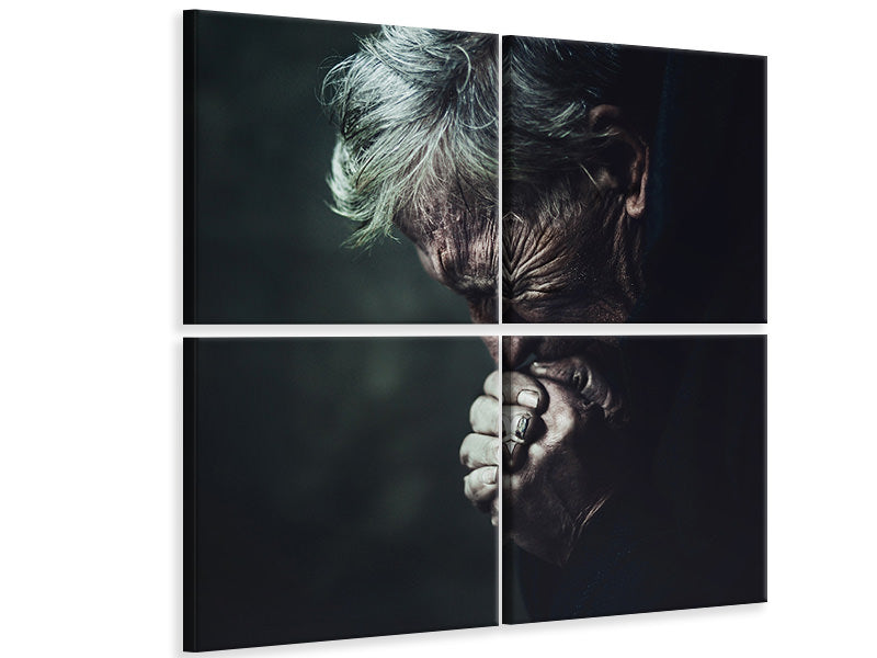 4-piece-canvas-print-sadness