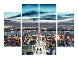 4-piece-canvas-print-skyline-manhattan-city-lights