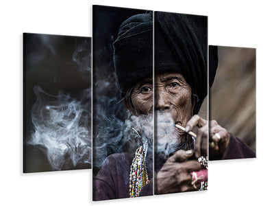 4-piece-canvas-print-smoking-ii