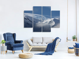 4-piece-canvas-print-snow-landscape