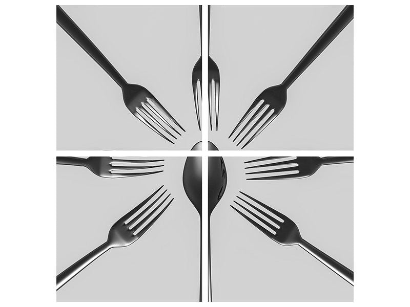 4-piece-canvas-print-spoon-and-forks
