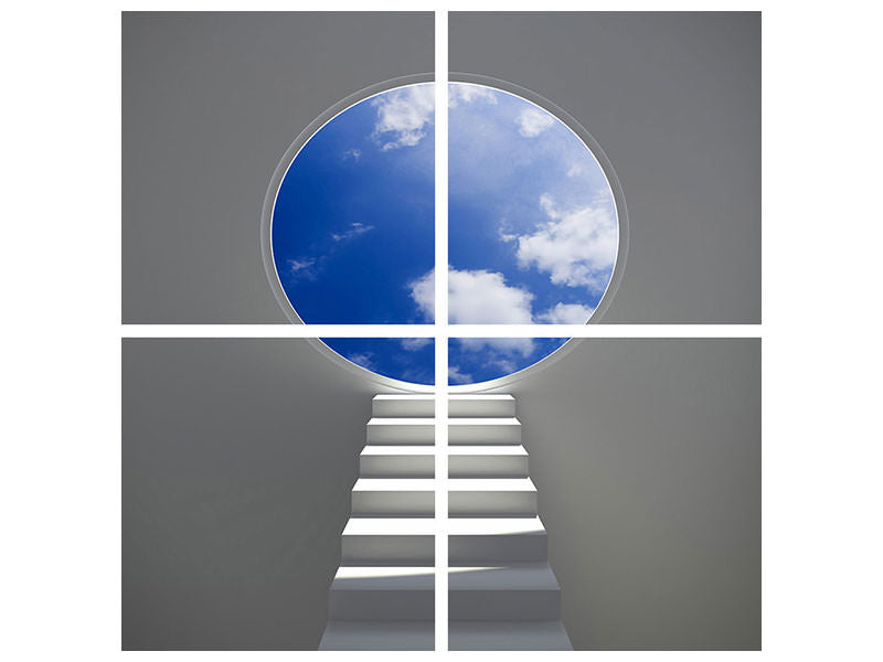 4-piece-canvas-print-stairway-to-heaven