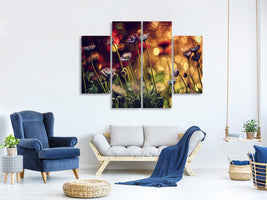 4-piece-canvas-print-summer-flowers