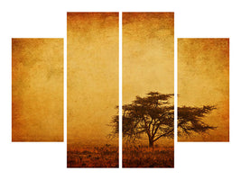 4-piece-canvas-print-sunset-mood