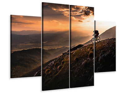 4-piece-canvas-print-sunset-ride