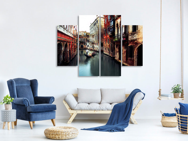 4-piece-canvas-print-the-gondolier