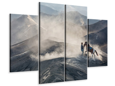 4-piece-canvas-print-the-horseman