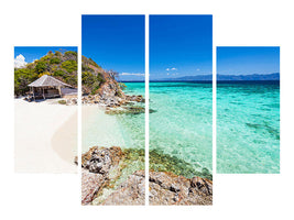 4-piece-canvas-print-the-house-on-the-beach