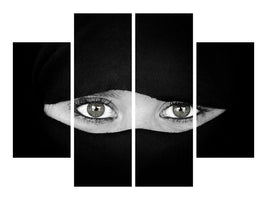 4-piece-canvas-print-the-language-of-the-eyes