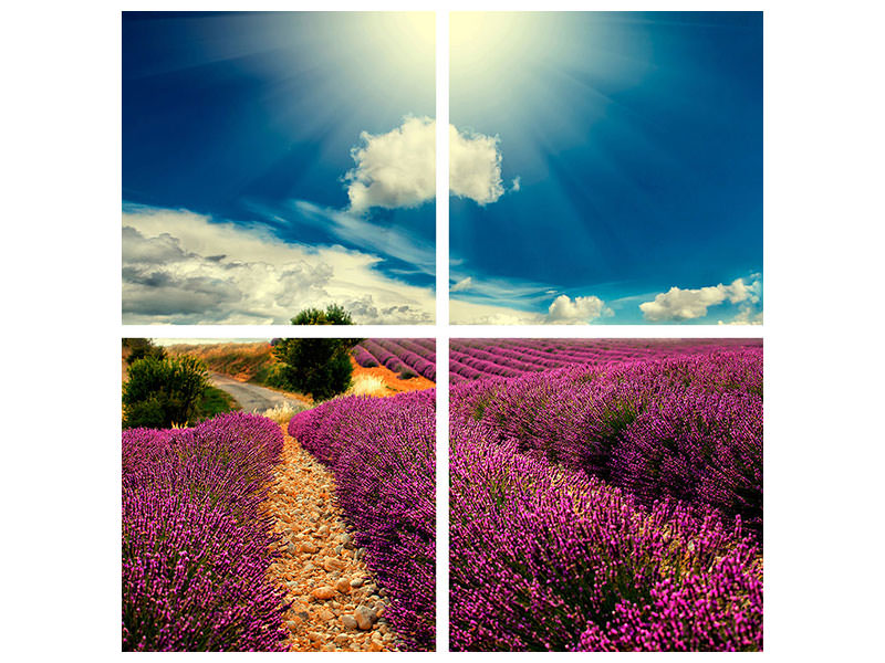 4-piece-canvas-print-the-lavender-valley