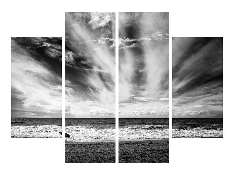 4-piece-canvas-print-the-loneliness-of-a-surfer