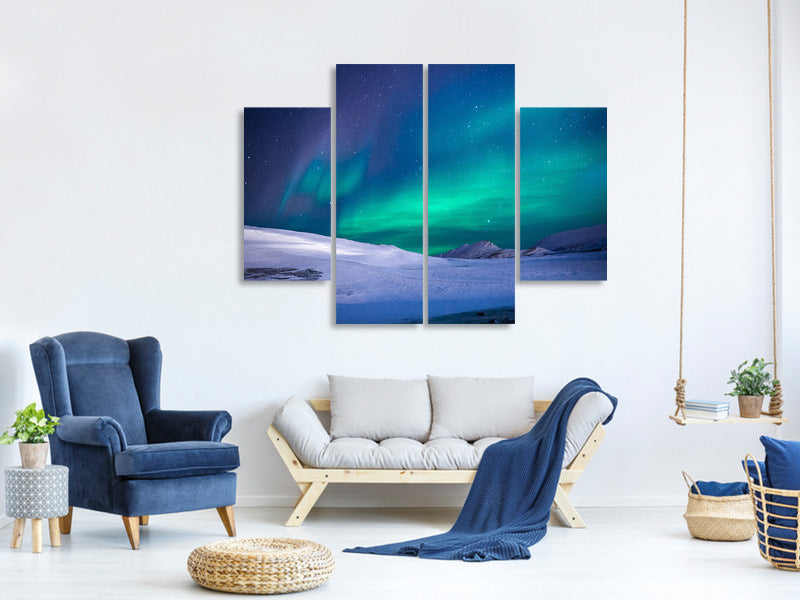 4-piece-canvas-print-the-polar-light