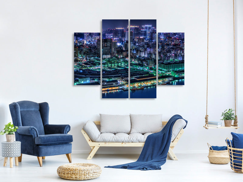 4-piece-canvas-print-tokyo