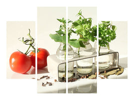 4-piece-canvas-print-tomatoes-and-herbs
